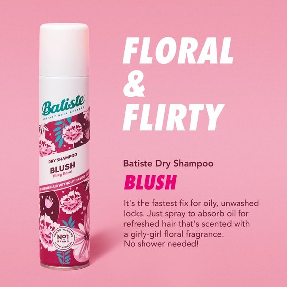 NEW Lot of 2x [Batiste] BLUSH Dry Shampoo - Full size, not travel! - Picture 2 of 8